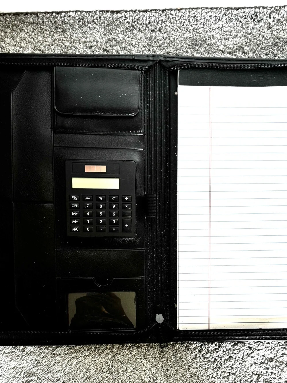 Department of Justice – Federal Bureau of Investigation (FBI) Zippered Padfolio